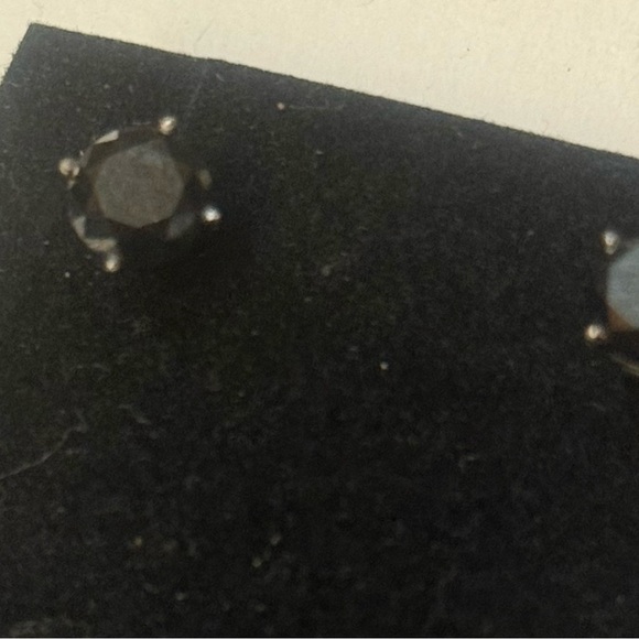 Black Stud Earrings